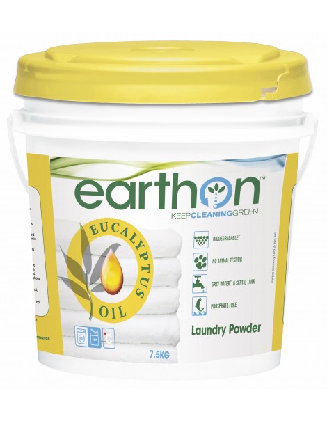 Earthon&reg; Eucalyptus Oil Front & Top Loader Laundry Powder Bucket 7.5Kg