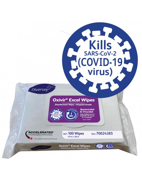 Oxivir Excel Wipes 24x100 Wipes