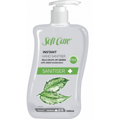 Soft Care® Instant Hand Sanitizer Fragrance Free 12x500Ml