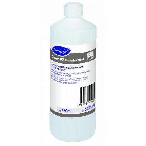 Cream R7 Disinfectant Cleaner 12x750Ml